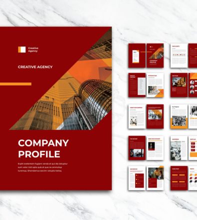 Red-Orange-Modern-Company-Profile